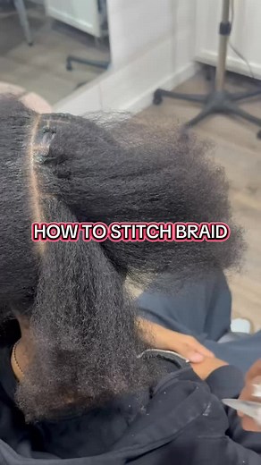 How to do a stitch braid #stitchbraids #howtobraid #stitchbraider #learnhowtobraid #learntobraid #fblifestyle #fyp | Danielle E. Brown