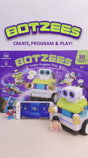 🤩 wow! What a cool robot 🤖 #Botzees #blocks #toys #foryou #fy #fyp #viral #funny #robot