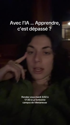 À l’ère de l’IA, apprendre c’est dépassé ? L’intelligence artificielle peut résumer un cours, rédiger un texte, analyser des données en quelques secondes. Alors une vraie question se pose : 👉 qu’est-ce qu’on doit encore apprendre aujourd’hui ? 👉 qu’est-ce que l’IA change vraiment pour les étudiants et les jeunes actifs ? 👉 progrès, dépendance ou nouvelle responsabilité ? 🎓 J’en parle mardi à la Sorbonne, lors d’une conférence sur l’impact réel de l’IA sur l’apprentissage, le travail et notre