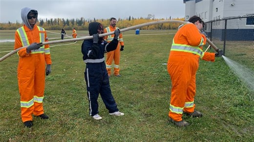 Cree youth in northern Alberta learn to fight wildfires