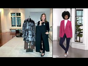 Susan Graver Ponte Knit Leggings w/ Seam Detail on QVC