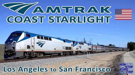 Is this Amtrak's most scenic route? / Coast Starlight from LA to San Francisco