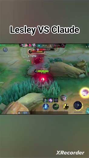 Lesley vs Claude #mobilelegends #vayneargus #mlbb #mobilelegendsbangbang #lesley #claude #anime