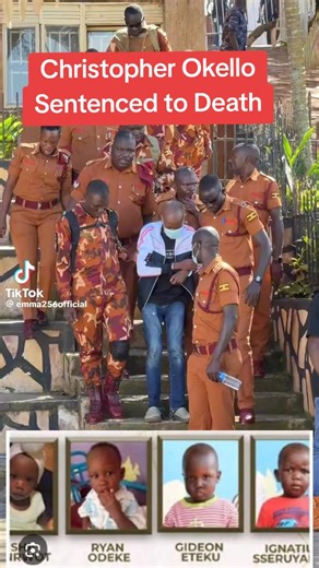 Story: Christopher Okello Sentenced to Death In Kampala, a tragic and deeply disturbing case shocked the nation when Christopher Okello Onyum was brought before the High Court. He was accused of committing a horrific crime—killing four innocent toddlers at a daycare center. The incident, which occurred in April 2026, left families devastated and the entire country in mourning. According to court findings, Okello carried out a brutal attack on the children, an act that stunned both the public and