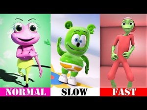 Dame tu cosita VS El Baile Del Sapito VS Gummy Bear - Normal/Slow/Fast!!