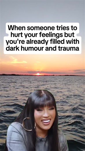 Go ahead,try and hurt my feelings now !😉😜 😂 #therapy #funny #darkhumor #trauma #fyp