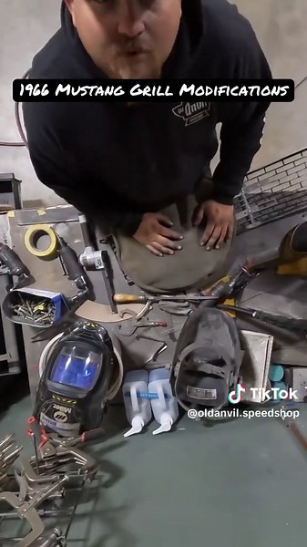 We might still brush the face of the grill to match the rest of the trim and we’ll definitely put a little Old Anvil emblem on there instead of the usual Mustang. Any other ideas? Owner: @wirthgen 🔧: @jake_from_statefarm0607