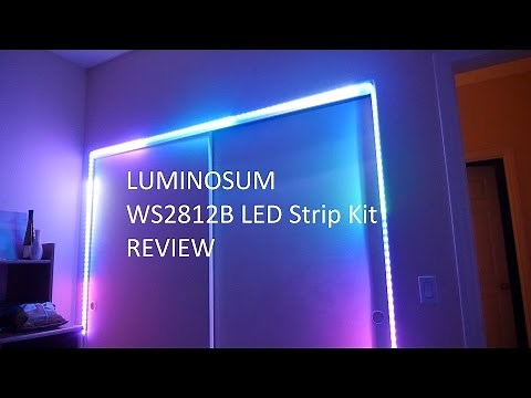 LUMINOSUM WS2812B LED Strip Kit 16.4ft REVIEW