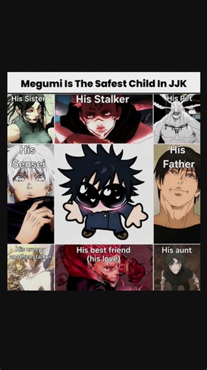 Megumi Is The Safest Child In JJK 💀😂