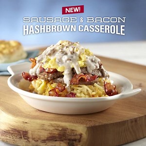 Our new Hashbrown Casseroles put a Southern spin on a breakfast staple. Which are you gonna try first? 👇 Grab one for only $7.99! And don’t forget to grab our new (and totally breakfast-appropriate) cake slices! 😉 | Huddle House