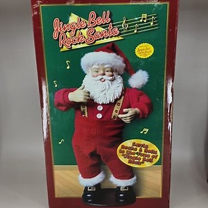 Vtg 1998 Jingle Bell Rock Santa Animated Musical Dancing Edition #1 - Works! | eBay