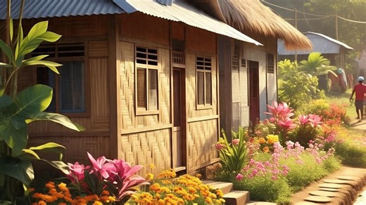 6 Ide Rumah Sederhana dengan Taman Bunga di Desa, Cantik dan Penuh Warna