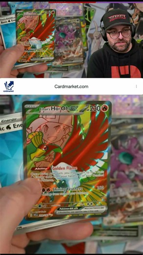 Juicy Ho-Oh Pokemon Card Pull From Destined Rivals