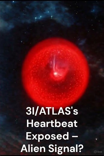 3IATLAS's Heartbeat Exposed – Alien Signal #3iatlas #spaceobject #secondgalaxy