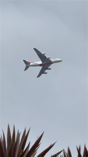 Emirates 🇦🇪 Airbus A380 over Sydney #airplane #planespotting #emirates #airbusa380 #aviation