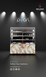 Pearl Display Case | Luxury Bakery Showcase ✨ | Brilliance Equipment