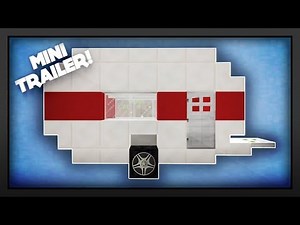 Minecraft - How To Make A Mini Caravan/Trailer