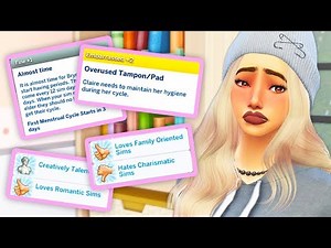 HAVE PERIODS, TURN ONS & TURN OFFS, TALENTS😮😍 // THE SIMS 4 | SLICE OF LIFE MOD UPDATE