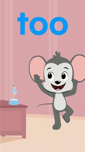 Kindergarten Sight Words: Too | ABCmouse #learning #education #sightwordsforkids #kindergarten