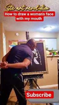 how to draw a woman's face with my mouth