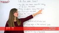 Life, live oder lives? - Englisch Klasse 8