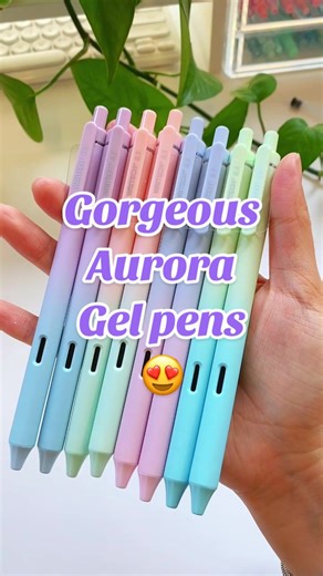 Not just pretty pens ✨ Smooth ink flow, no skipping Ombré gel pens that actually perform 💯 #pen #pentest #stationery #fyp #tiktokshop