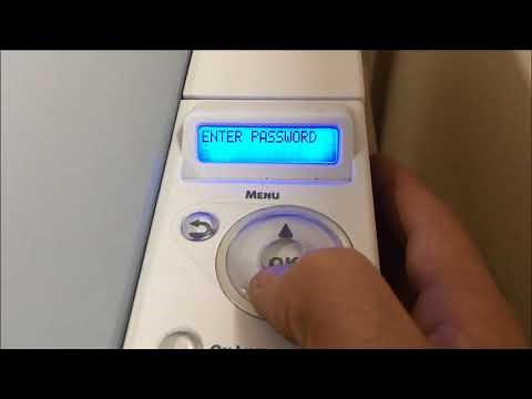 How to reset Oki Printer C301DN / C530DN / C532DN. Oki printer main menü
