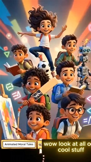 🎨 Education Shapes the Future, Talents Keep the Heart Alive | Animated Moral Tales#fyppppppppppppppppppppppp #lifelessons