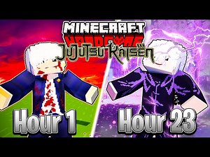 I SPENT 24 HOURS AS SATORU GOJO IN Jujutsu Kaisen Minecraft (Hindi)