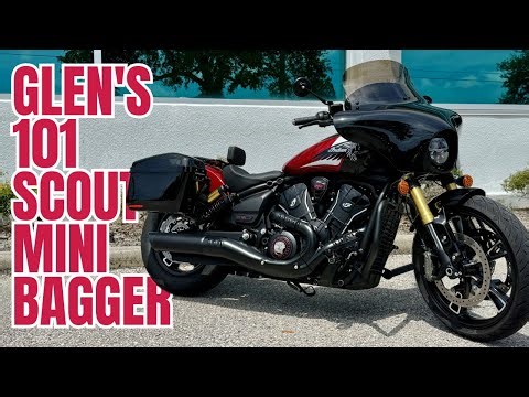 Glen's 2025 Indian Motorcycle 101 Scout Mini Performance Bagger