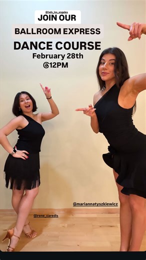 We’re coming to help you!!! 🕺💃 BALLROOM DANCE EXPRESS COURSE Stop overthinking — we’ve got you 😅 In just 90 minutes, we’ll teach you 6 essential social dances so you can walk into any event knowing exactly what to do (no panic, no awkward swaying 🙃). 📅 When: February 28th ⏰ Time: 12:00 PM 📍 Where: Fred Astaire Dance Studio – Redondo Beach No partner? No experience? No rhythm? We. Got. You. 💪✨ Sign up now: 📞 Call 310-316-5800 Can’t wait to dance, laugh, and #ballroomdance #dancecourse #so