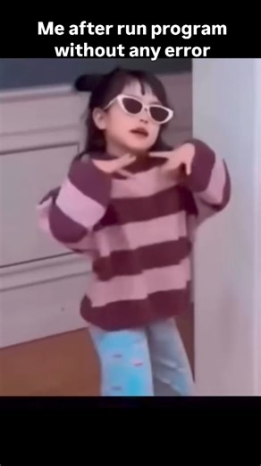 shivi kushwaha | Wait for the end ...😂😂😂 My happiness after run program without any error.. #pythonprogramming #codelove #python #codinglover | Instagram