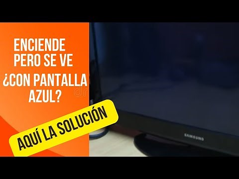 👉Si se quedó con pantalla azul📌 es porque se a dañado la tarjeta T-con aquí la solución paso a paso👍