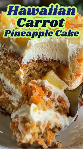700K views · 6.6K reactions |  Hawaiian Carrot Pineapple Cake –...