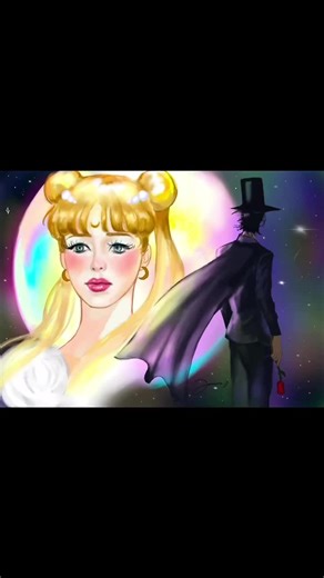 Sailor Moon Digital Art Painting