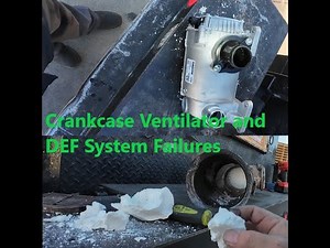 Paccar MX-13 Crankcase Centrifuge and DEF Injector Failed. Plus Decomp Tube Broke