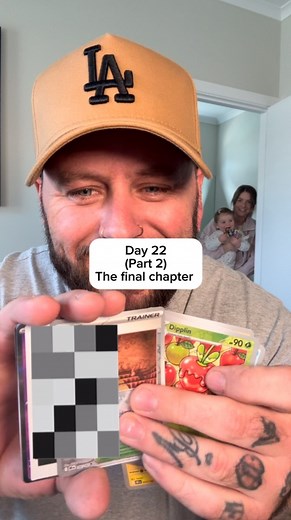 32K views · 970 reactions | Day 22 (part 2 - the final chapter) of proving to my wife I can get to 100k followers on Instagram. Thank you from the bottom of my heart, I never thought in a million years when I started making content it would get this far. Now here’s to the next chapter  #pokemon #challenge #2under2 #dad #packopening | Dillon Williams | Facebook