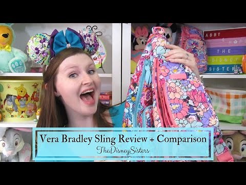 Disney Vera Bradley Mini Sling Backpack Review | New Minnie's Garden Party - TheDisneySisters