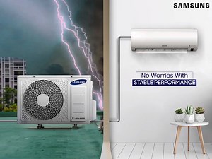 5.6K views · 282 reactions | Samsung Digital Inverter AC features Triple Protector Plus technology that prevents overloads, without a separate voltage stabilizer, has an anti-corrosive coating and can endure extreme heat. | Samsung | Facebook