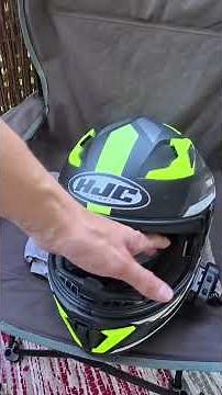 Helmet pinlock visor installation