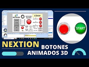 ARDUINO - NEXTION BOTONES ANIMADOS 3D #NEXTION #arduinoHMI