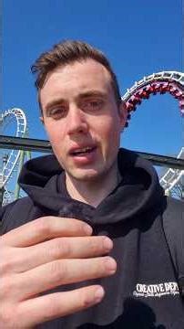 How do the new Big Loop trains ride at Heide Park?🫣 #shorts #short #heidepark #rollercoaster