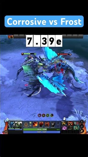 Dragon Knight Corrosive vs Frost #dragonknightdota2 #dota2 #dota2shorts #dota2newpatch