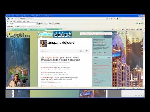 How To Make or Customize Your Twitter Background