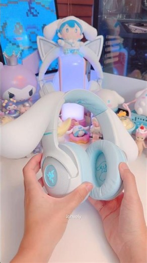 Cinnamoroll BT Headphone ‪@razer‬ 🩵💙 #cinnamoroll #sanrio #kawaii