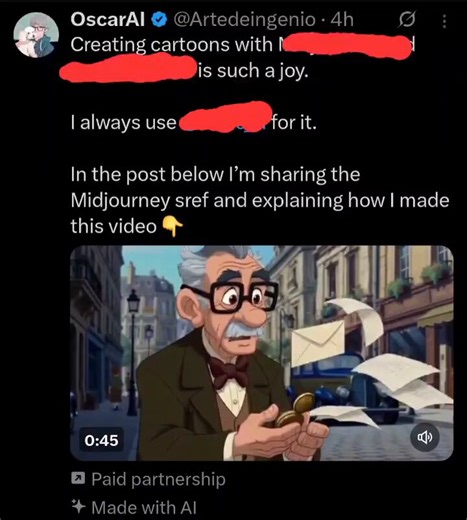 no you did not create a cartoon.