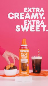 Get ready to transform your coffee with NEW Dunkin’® Cold Foam Creamers in Extra Extra and Chocolate flavors! | Dunkin'