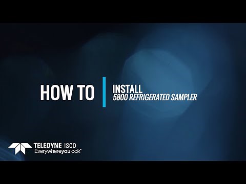 Teledyne ISCO 5800 Sampler Install How To Video