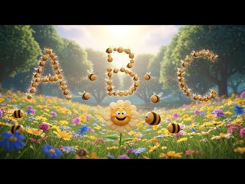Learn ABCs with Busy Bees 🐝🔤 | Alphabet Song for Kids | Fun ABC Learning