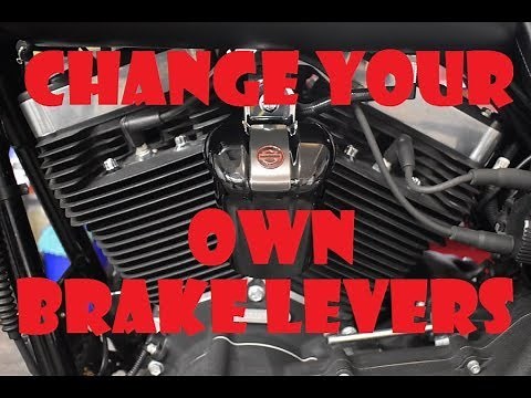 Changing Brake Levers on a Harley Davidson